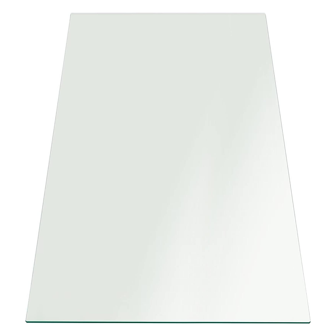 GLASS TABLETOP | Rectangular | 18"L 48"W 1/2"Thick