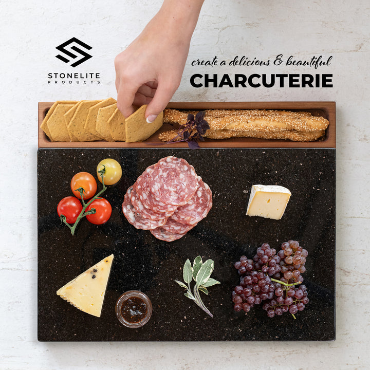 CHEESE/CHARCUTERIE BOARD | Black Galaxy | 14 x 11