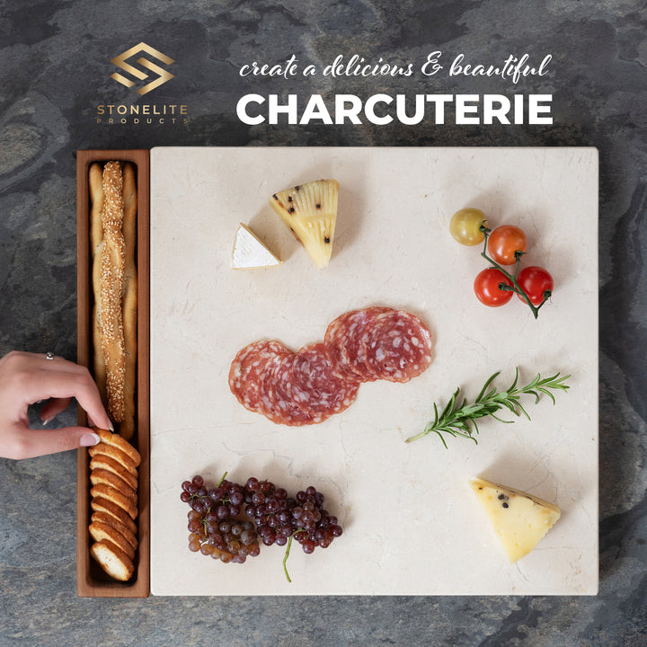 CHEESE/CHARCUTERIE BOARD | Crema Marfil | 16 x 14