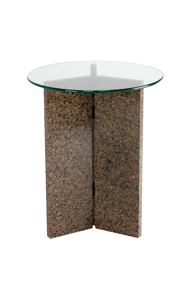 PEDESTAL TABLE | Y Base Round | 24"L 24"W 28"H