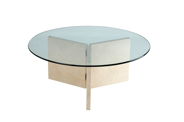 COFFEE TABLE | Y Base Round | 36"L 36"W 14"H